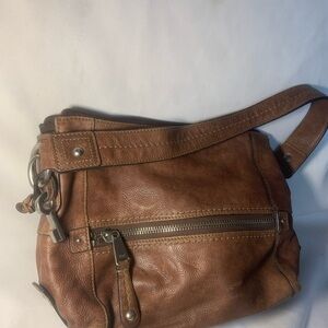 Brown Leather Men's Bag